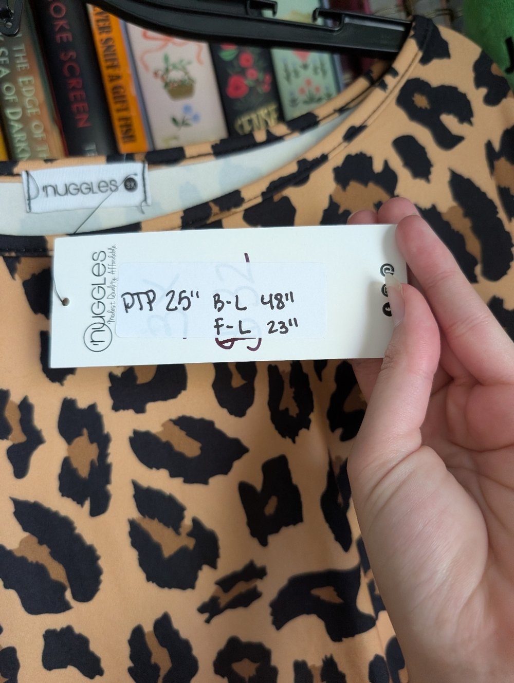 NWT Nuggles Leopard High Low Tunic - Picture 5 of 6